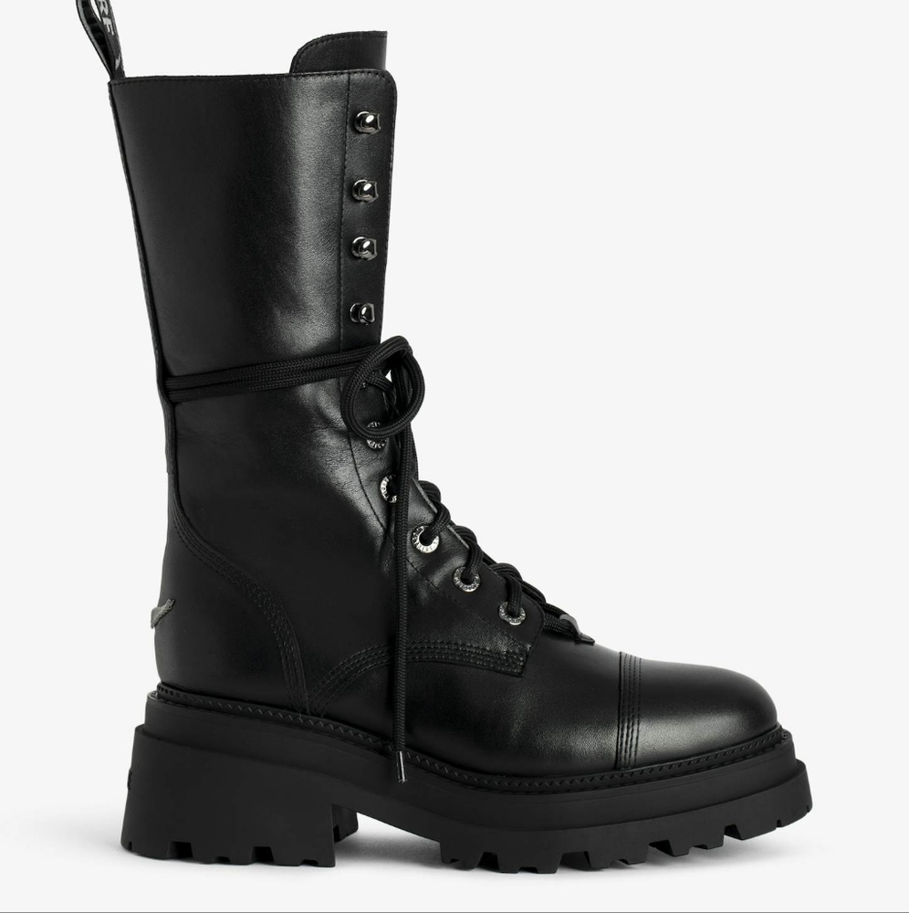 NWT Zadig & Voltaire Ride High Ankle Boots in Black - Picture 15 of 16